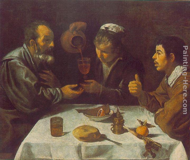 Diego Rodriguez de Silva Velazquez Peasants at the Table